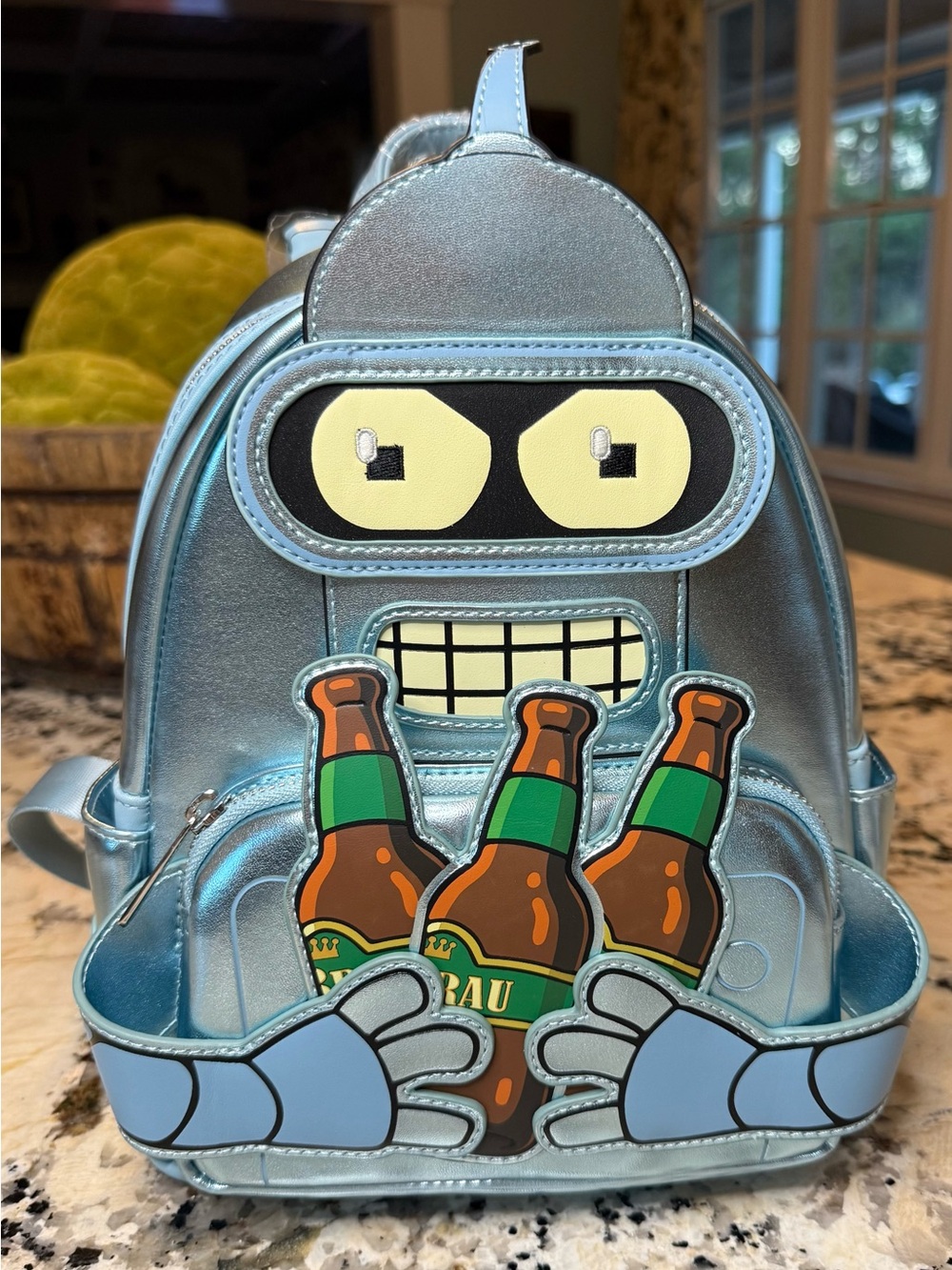 NWT Loungefly WonderCon Limited Edition Futurama Bender Cosplay Mini Backpack